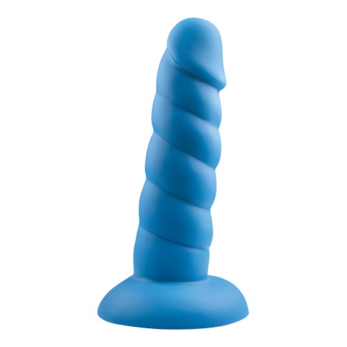 Dildo de Silicona Rock Candy Suga Daddy de 5.5" - Azul
