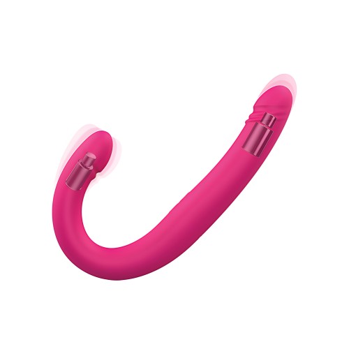 Dorcel Orgasmic Double Do 16.5" Thrusting Dong - Pink