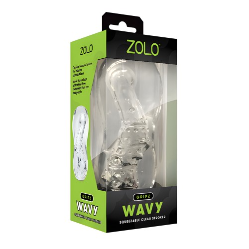 ZOLO Gripz Wavy Stroker - Claro
