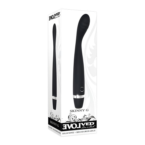 Vibrador G Spot Silicona Evolved Skinny - Negro