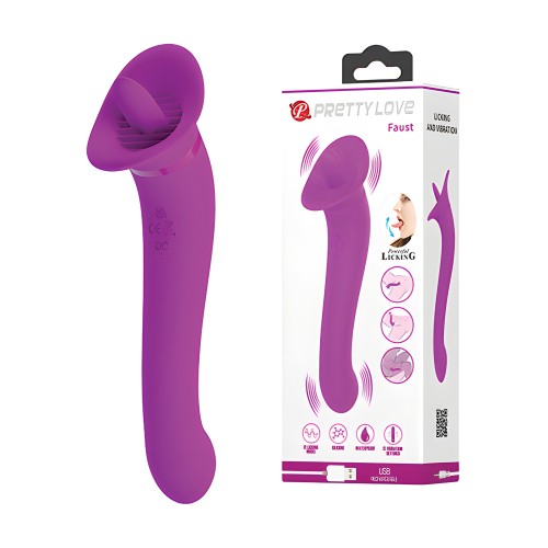 Faust Licking Trumpet & Vibe - Fuchsia