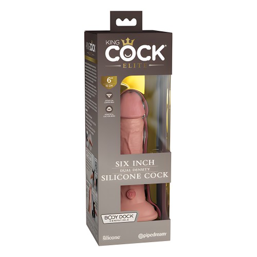 King Cock Elite 6" Dildo - Claro