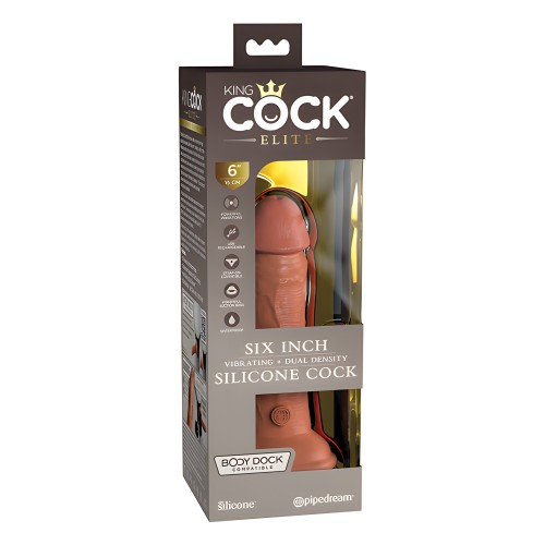 King Cock Elite 6" Vibrating Cock