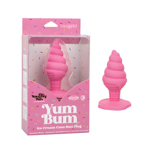 Plug Anal Yum Bum Cono de Helado - Rosa | Naughty Bits