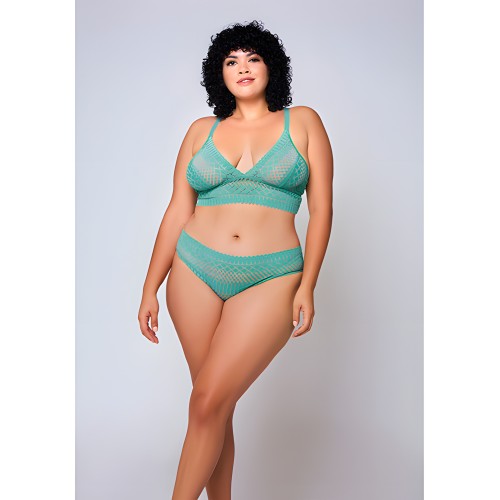 Geometric Lace Set - Stylish and Comfortable