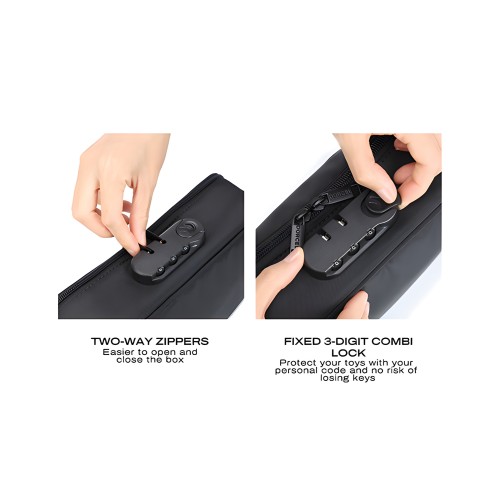 Caja Discreta con Cerradura Dorcel - Negra