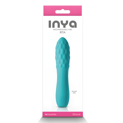 Vibrador Recargable INYA Rita - Verde Teal
