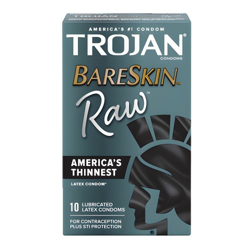 Trojan Raw Condoms Pack of 10