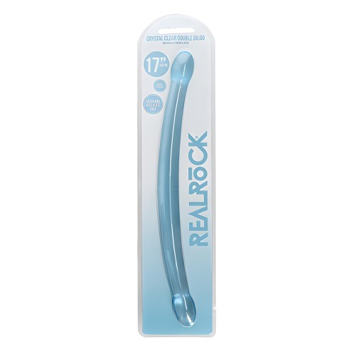 Shots RealRock 17" Double Dildo - Blue