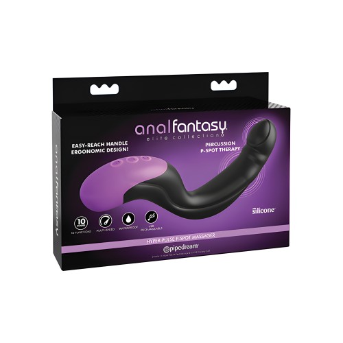 Anal Fantasy Elite Collection Hyper Pulse P Spot Massager - Negro