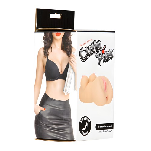 Cutie Pies Secretaria Sasha Stroker de Asiento y Vagina