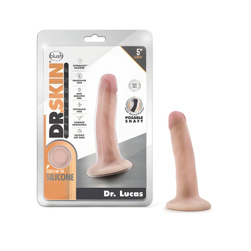 Blush Dr. Skin Silicone Dr. Lucas 5.5" Dildo - Vanilla