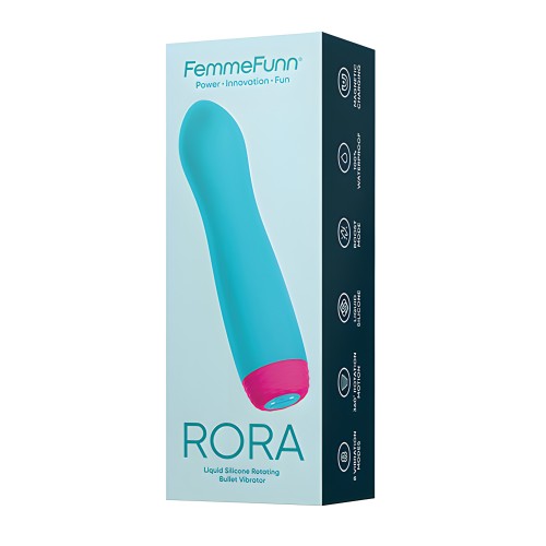 Femme Funn Rora Rotating Bullet - Turquesa