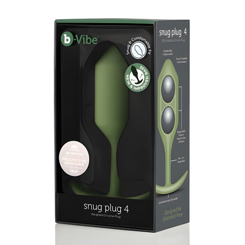 b-Vibe Plug Snug Pesado 4 - 256 g Verde