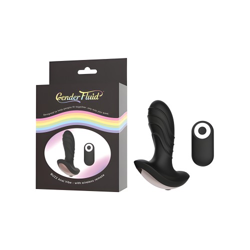 Gender Fluid Buzz Anal Vibe Black