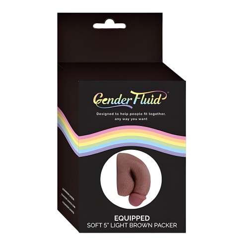 Gender Fluid 5" Soft Packer - Light Brown