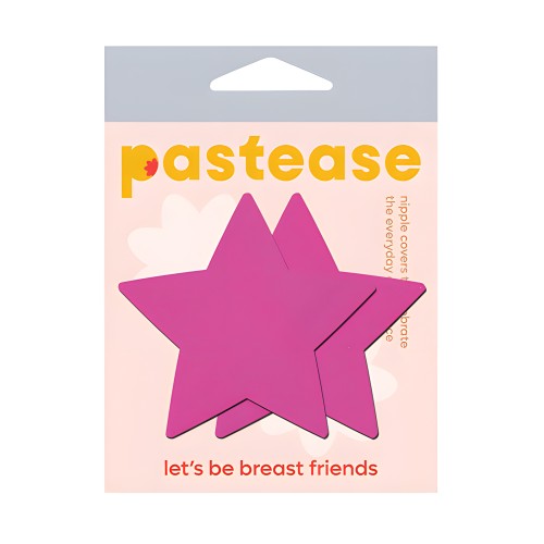Pastease Basic Star Pasties - Neon Pink