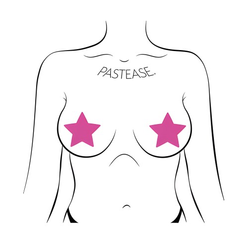 Pasties Estrella Básica Pastease - Rosa Neón
