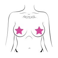 Pasties Estrella Básica Pastease - Rosa Neón