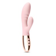 Le Wand BLEND Double Motor Rabbit Rechargeable Vibrator - Rose Gold