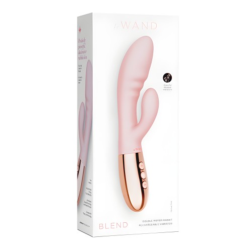 Le Wand BLEND Double Motor Rabbit Rechargeable Vibrator - Rose Gold