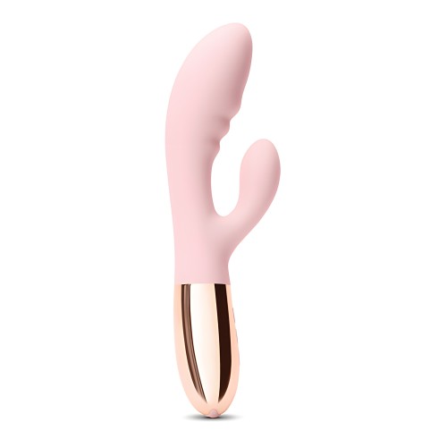 Le Wand BLEND Double Motor Rabbit Rechargeable Vibrator - Rose Gold