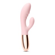 Le Wand BLEND Double Motor Rabbit Rechargeable Vibrator - Rose Gold