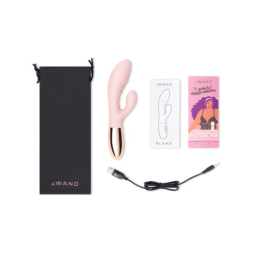 Le Wand BLEND Double Motor Rabbit Rechargeable Vibrator - Rose Gold