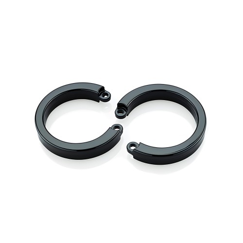 Pack de 2 Anillos U para Jaula - Negro