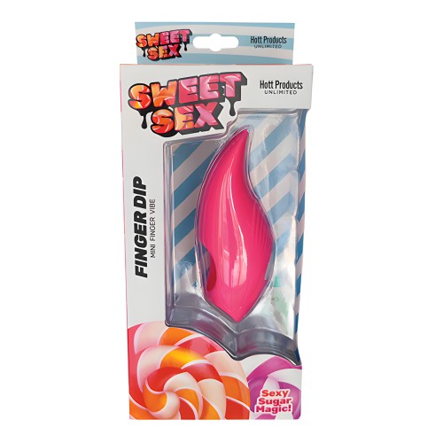 Mini Vibrador Finger Dip - Magenta | Sweet Sex
