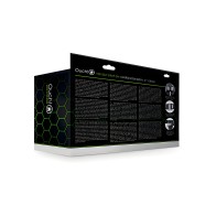 Shots Ouch 8" Textured Curved Strap On