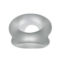 Oxballs Tri Squeeze Cocksling y Estirador de Testículos - Clear Ice