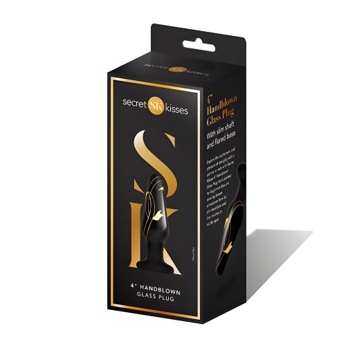 Plug de Vidrio Soplado a Mano 4" Secret Kisses