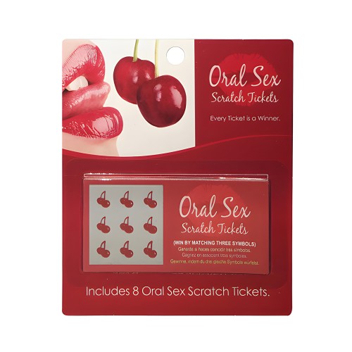 Oral Sex Scratch Tickets