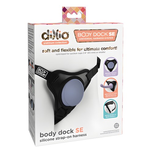 Dillio Body Dock Strap On Harness - Black