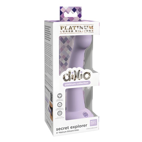 Dillio Platinum 6" Silicone Dildo - Purple