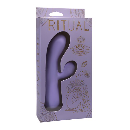 RITUAL Aura Rechargeable Silicone Rabbit Vibe - Lilac