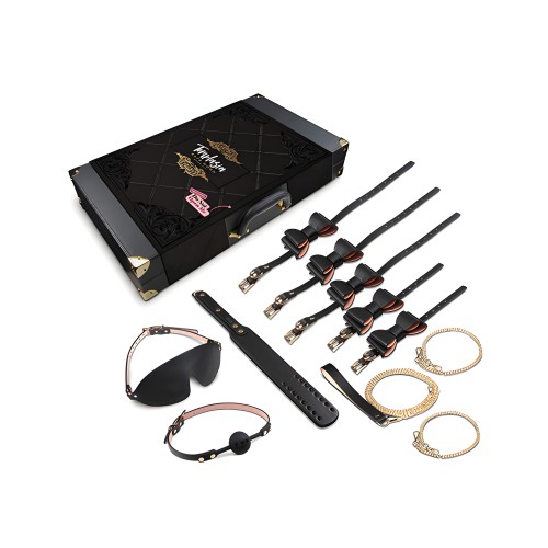 Blush Temptasia Safe Word Bondage Kit - Black/Pink