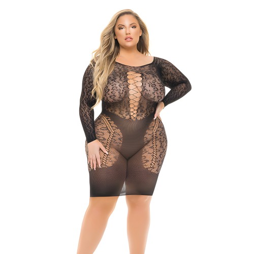 Chemise Animal Inside Pink Lipstick Negra QN