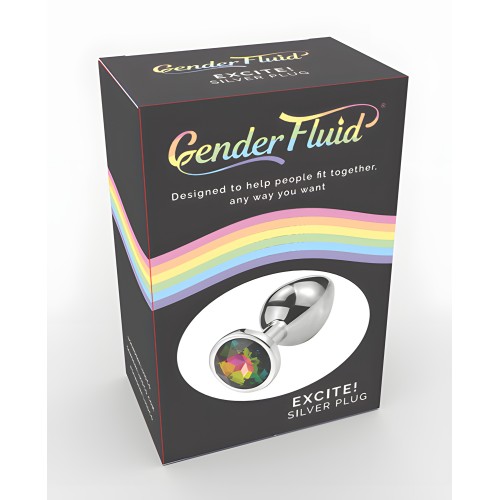 Gender Fluid Excite! Plug - Silver