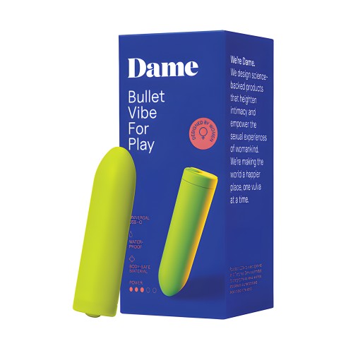 Dame Zee Vibrador Bullet - Cítrico