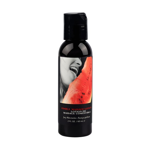 Earthly Body Watermelon Edible Massage Lotion