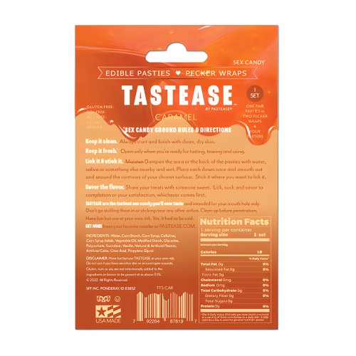 Pastease Tastease Edible Pasties - Caramel O/S