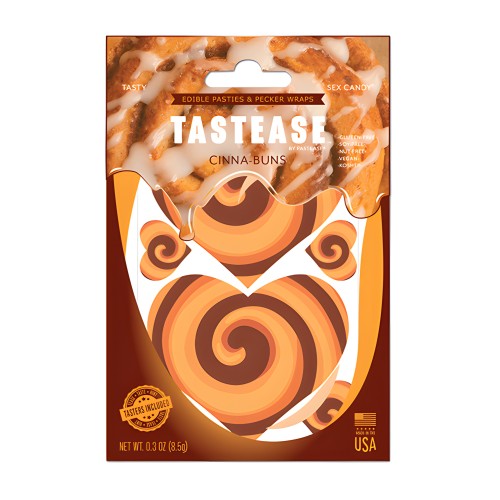 Pastease Tastease Pasties Comestibles - Cinna-Buns O/S