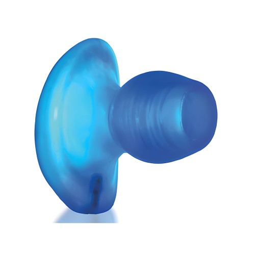 Oxballs Glowhole 2 Hollow Buttplug w/LED Insert Large - Blue Morph