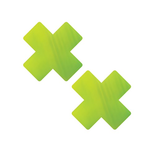 Neva Nude Chameleon Pasties de Cambio de Color - Verde/Amarillo