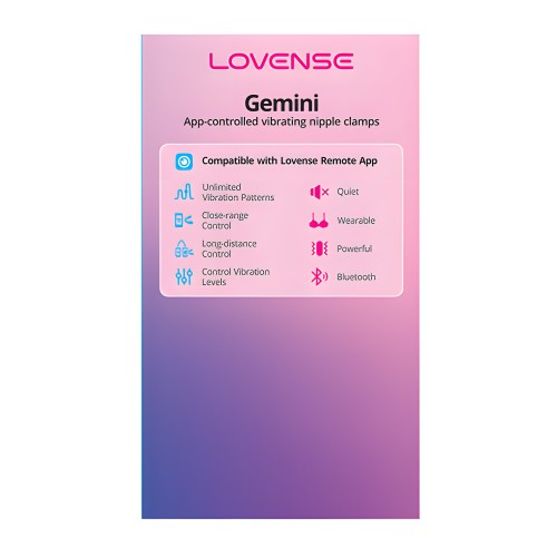 Lovense Gemini Pinzas Vibradoras para Pezones