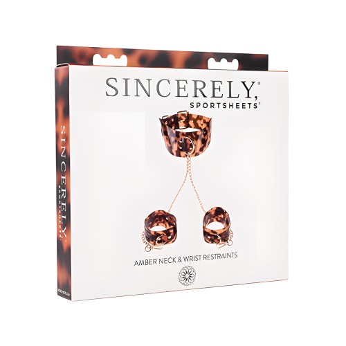 Restricción de Cuello y Muñeca Sincerely Amber