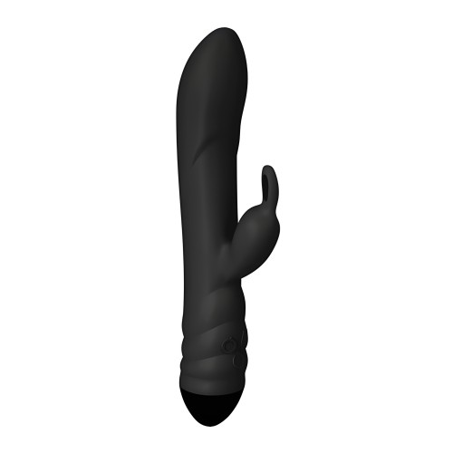Adrien Lastic Twister Succionador Clitorial y Conejito Vibrador - Negro