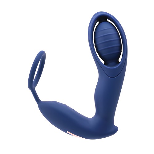 Anillo Vibrador Extra Mile Zero Tolerance - Azul